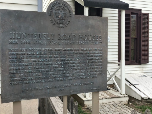 Hunerfly Road Houses are a landmark - Weeksville Heritage Center